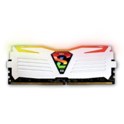 RAM PC GeIL Super Luce 8GB RGB DDR4 White | (1x8GB), 3200MHz, Intel/AMD GLWS48GB3200C16BSC RAM PC GeIL Super Luce 8GB RGB DDR4 White | (1x8GB), 3200MHz, Intel/AMD GLWS48GB3200C16BSC