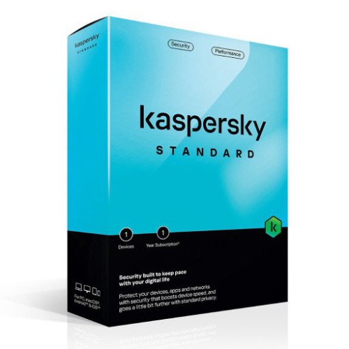 Phần mềm diệt Virus Kaspersky Standard 1U (1 thiết bị)
