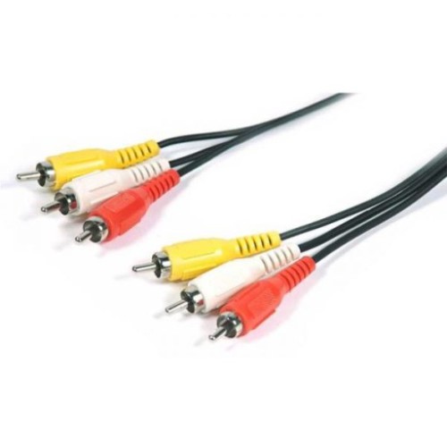 Cáp Loa 3 ra 3 đầu đực 1.5m