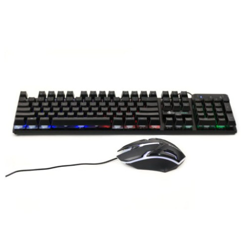 Combo bàn phím và chuột Shipadoo D500 | USB có dây, 104 phím, LED Rainbow, chuột 1000 DPI