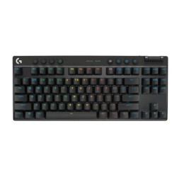 Bàn phím gaming Logitech Pro X TKL Lightspeed | Không dây, Màu Đen