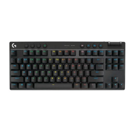 Bàn phím gaming Logitech Pro X TKL Lightspeed | Không dây, Màu Đen