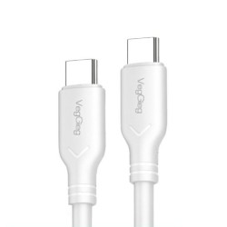Cáp sạc nhanh Veggieg V-M001C 60W | USB C sang C, 1.2m