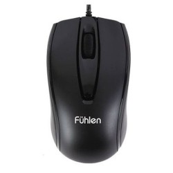 Chuột văn phòng Fuhlen L102 Black | USB có dây, 1000 DPI