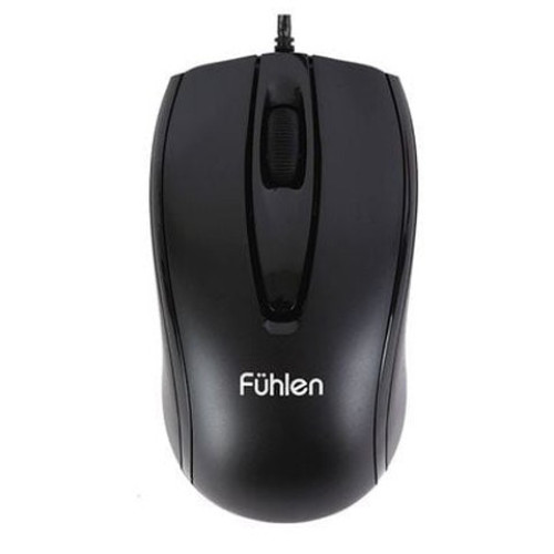 Chuột văn phòng Fuhlen L102 Black | USB có dây, 1000 DPI