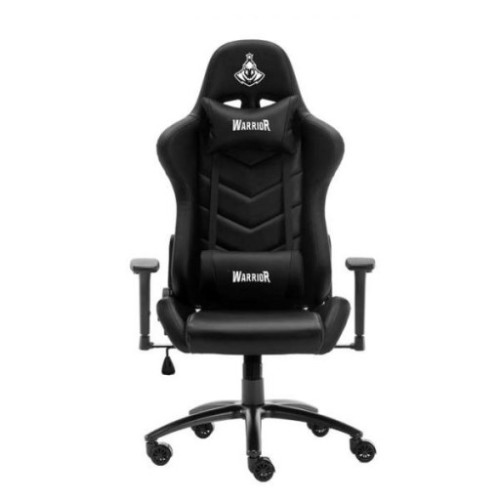Ghế gaming WARRIOR Raider WGC206 | Đen, 120kg, Chân xoay, Da PU