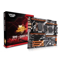 Mainboard VSP X99-Q8M PRO Dual CPU DDR4 | Intel X99, Dual LGA2011-3, E-ATX, 8 khe RAM Mainboard VSP X99-Q8M PRO Dual CPU DDR4 | Intel X99, Dual LGA2011-3, E-ATX, 8 khe RAM