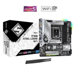 Mainboard ASRock B760M Steel Legend Wifi DDR5 | LGA 1700, mATX, 4 khe RAM