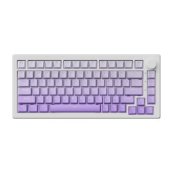 Bàn phím cơ AKKO 5075B V3 White Purple Gradient | 75%, 3 Mode, Frost Pink, 10000mAh
