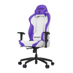 Ghế gaming VERTAGEAR SL2000 | Trắng tím, 100kg, Chân xoay, Da PU