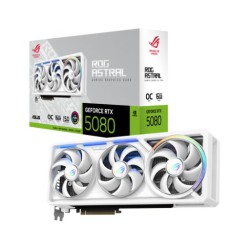 Card màn hình NVIDIA GeForce RTX 5080 ASUS ROG Astral Gaming White OC | 16GB GDDR7, 10752 CUDA, 850W