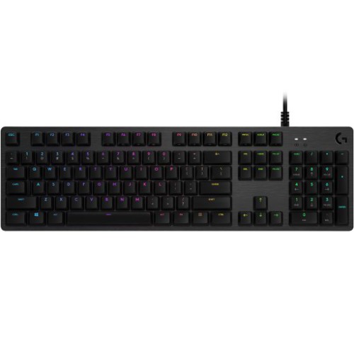 Bàn phím cơ Logitech G512 Carbon GX Brown Tactile | Full-size, RGB LIGHTSYNC, USB