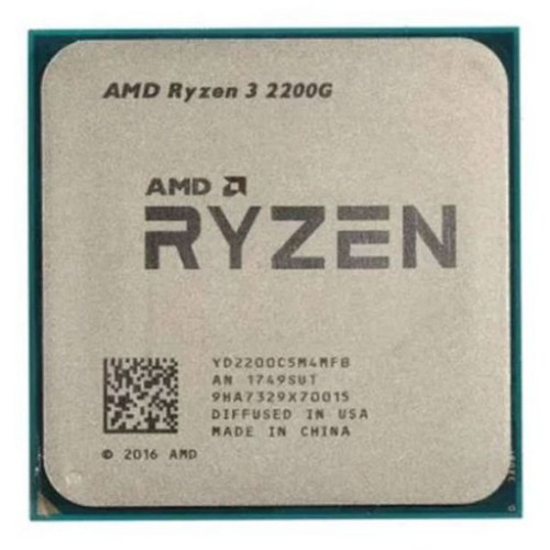 CPU AMD Ryzen 3 2200G Tray | AM4, 4 nhân/4 luồng, Boost 3.7 GHz