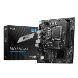 Mainboard MSI PRO B760M-E DDR5 | LGA 1700, mATX, 2 khe RAM Mainboard MSI PRO B760M-E DDR5 | LGA 1700, mATX, 2 khe RAM