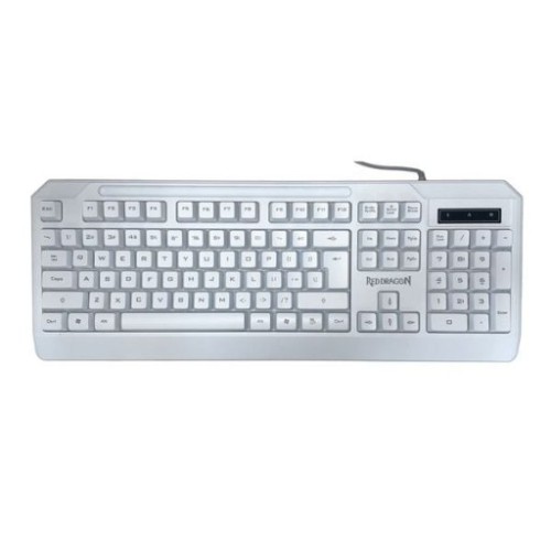Bàn phím Gaming Redragon S101-K White | Membrane, Full-size, RGB, USB