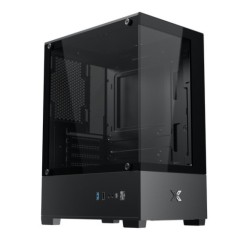 Thùng máy Xigmatek View III | M-ATX/Mini-ITX, 2 Mặt Kính Cường Lực, Đen