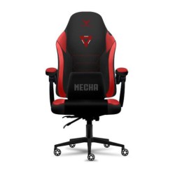 Ghế gaming CENTAUR MECHA | Đỏ, 150kg, Chân xoay, Da PU