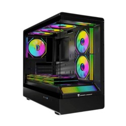 Thùng máy Case Leopard AS-01 Hồ Cá - Đen | Không kèm fan