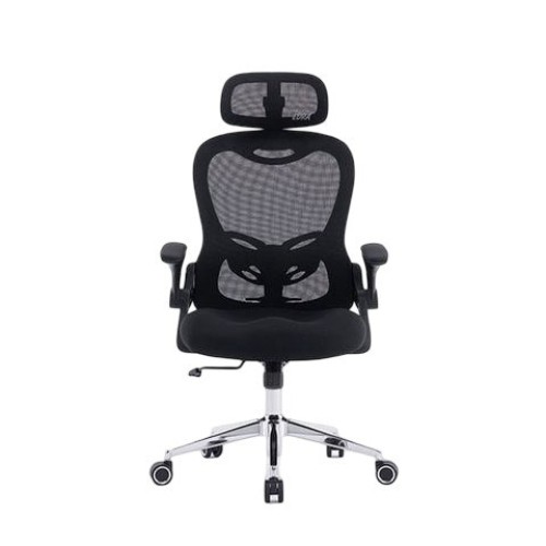 Ghế công thái học E DRA EEC224 | Đen, 150kg, Chân xoay, Lưng lưới