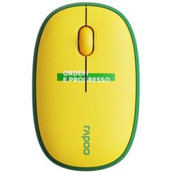 Chuột không dây Rapoo M650 Silent Brazil | Bluetooth/2.4GHz, 1300 DPI, 60g