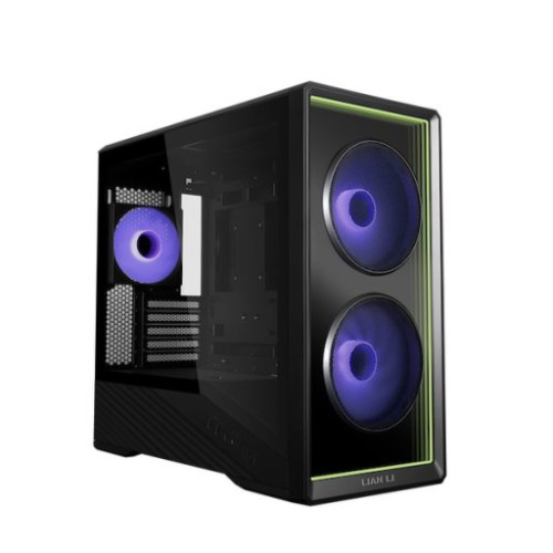 Thùng máy Lian Li Vector V100 (Kèm sẵn 4 Fan) (CASELLV100RW) | Mid Tower, Kính cường lực, ARGB, Trắng