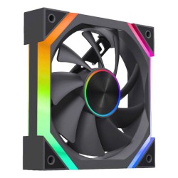 Quạt tản nhiệt PC Leopard Galaxy | Fan lẻ 120mm, ARGB, Gió thuận, Đen