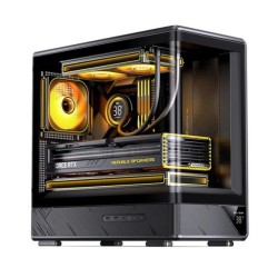 Thùng máy Jonsbo D200 Micro-ATX | Đen, Kính Cong Thùng máy Jonsbo D200 Micro-ATX | Đen, Kính Cong