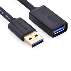 Cáp USB 3.0 Ugreen 10368 nối dài 1m (US129) Cáp USB 3.0 Ugreen 10368 nối dài 1m (US129)