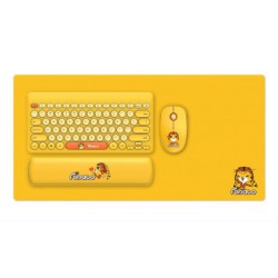 Combo phím chuột văn phòng FD LK586 | Wireless, Mini, Yellow
