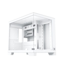 Thùng máy Xigmatek Xigmatek Aqua ML (EN90045) ATX (Chưa Kèm Fan) | M-ATX/Mini-ITX, Kính cường lực, Trắng