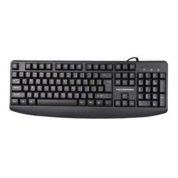 Bàn phím văn phòng Motospeed K103 | Membrane, 104 phím, USB, màu đen