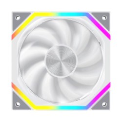 Quạt tản nhiệt PC Leopard Galaxy | Fan lẻ 120mm, ARGB, Trắng
